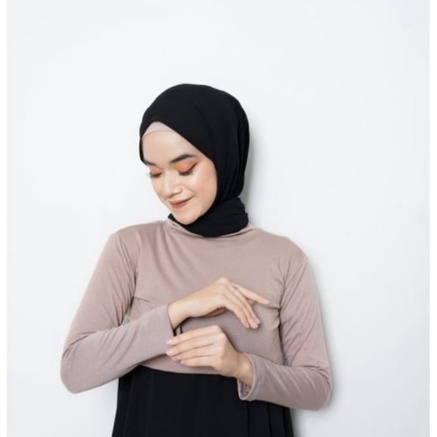 BAJU DALAMAN MANSET INDIA CROP TOP LENGAN PANJANG RAYON SUPER ADEM BANGET TIDAK BERBULU MENYERAP KERINGAT