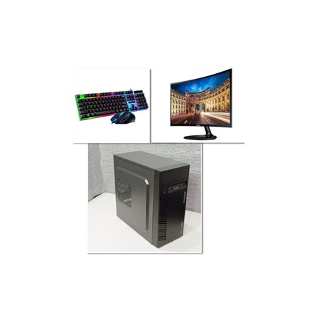 Pc gaming Ryzen 3 3200G ram 8 gb  Ddr 4 Ssd 240 gb Led 24 Samsung Curved Ful set