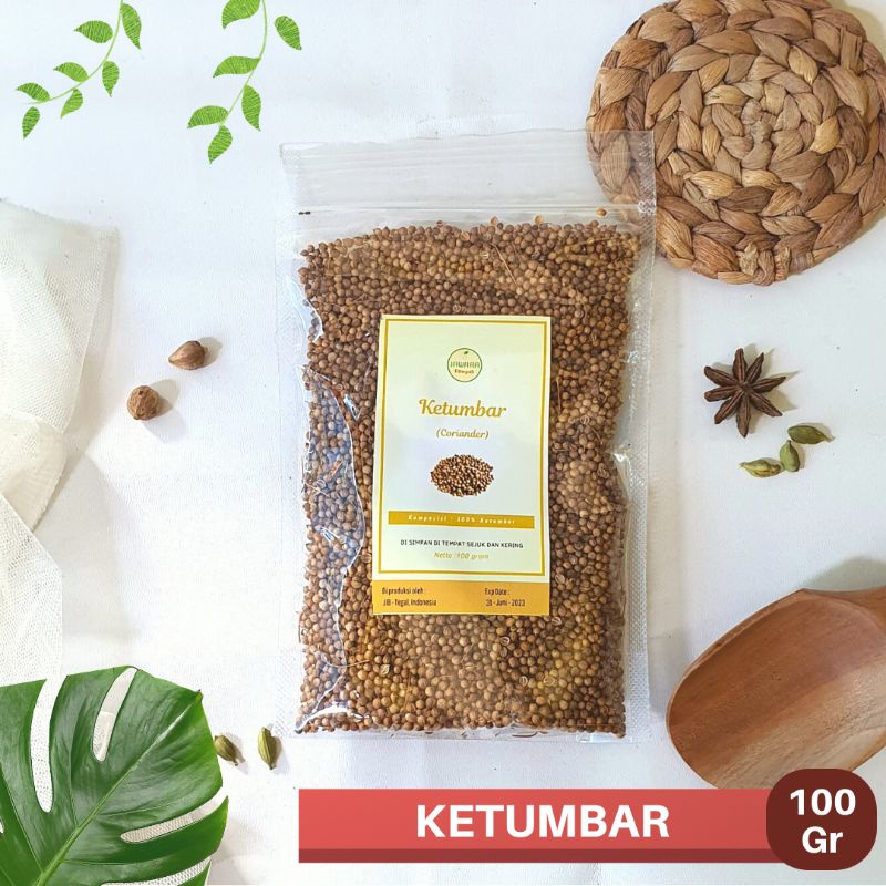 

100 Gr Ketumbar / Coriander Premium Quality Tanpa Pemutih