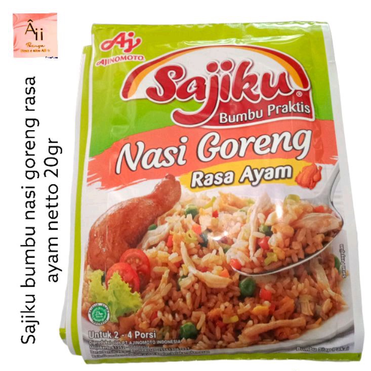 

ecer per sachet bumbu nasi goreng rasa ayam 20gr bumbu praktis