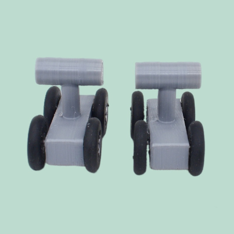 Zzz 2pcs Mainan Roller Skate Mini Untuk Burung Beo