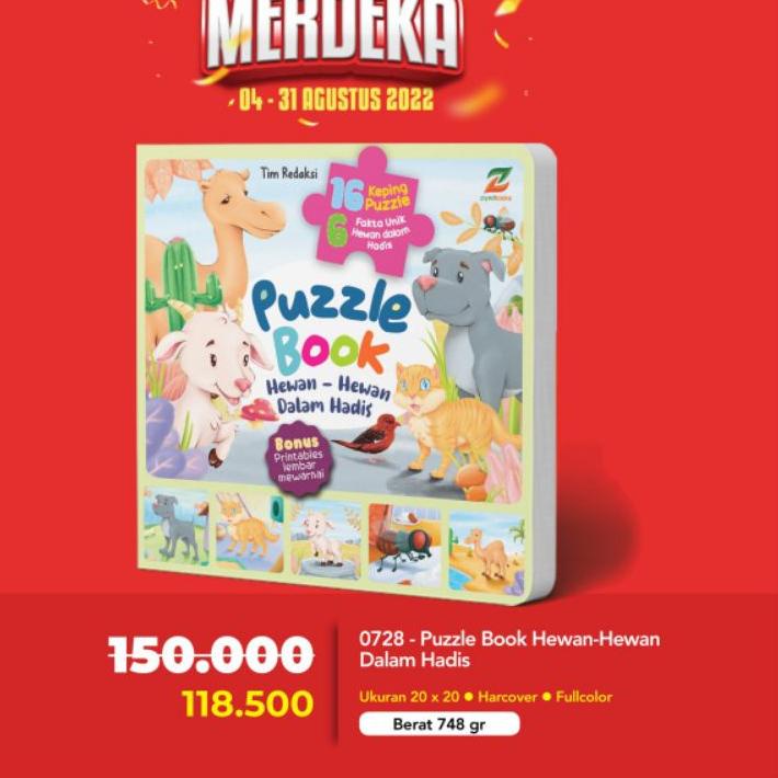

✨Grosir✨ PUZZLE BOOK HEWAN HEWAN DALAM HADIS murah