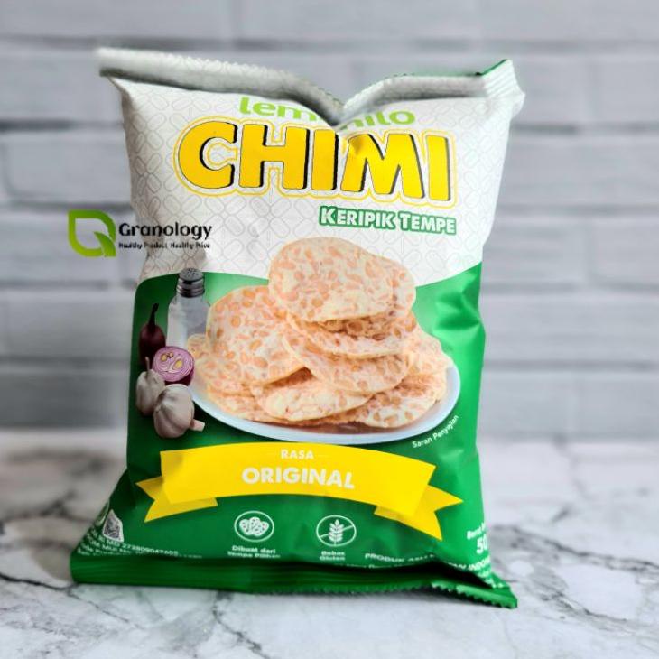 

Dikirim secepatnya--Lemonilo Chimi Keripik Tempe 50 gram - Original