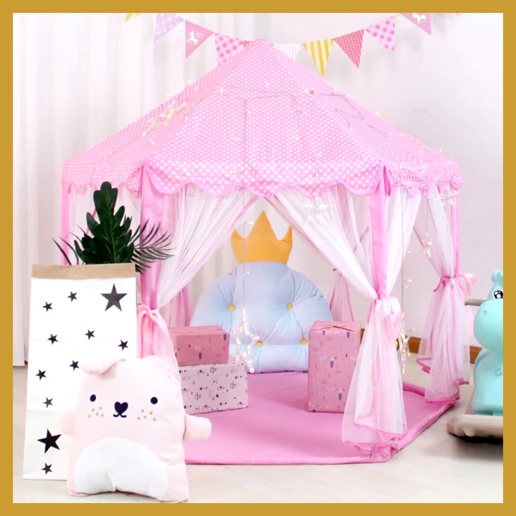 Tenda Mainan Anak Princess Tenda Anak Model Kastil Untuk Indoor Outdoor Portable