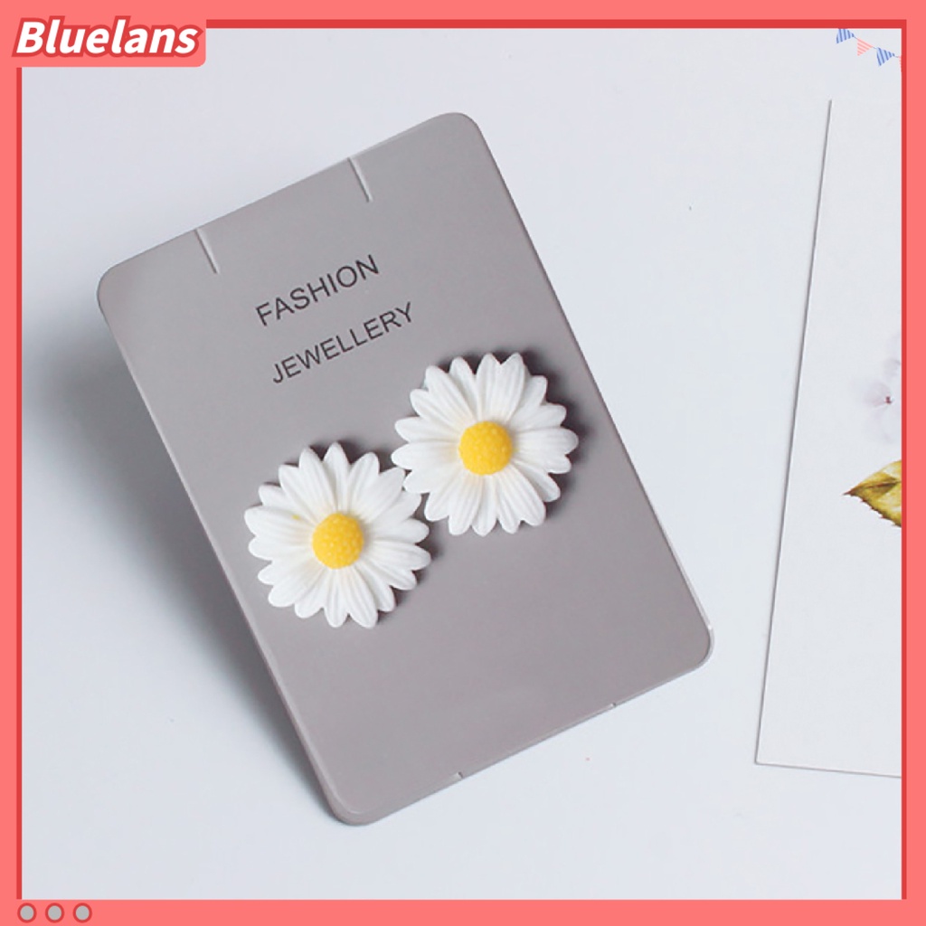 Bluelans Anting Tusuk Bentuk Bunga Matahari Bahan Plastik Untuk Wanita Sun Flower