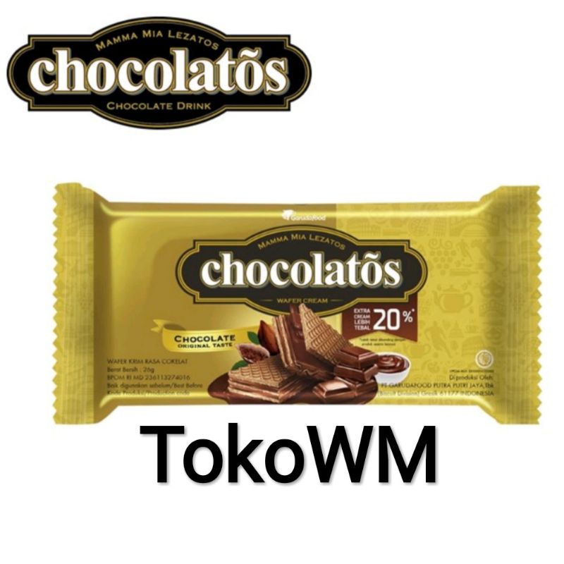 

Chocolatos 1renteng isi 10pcs
