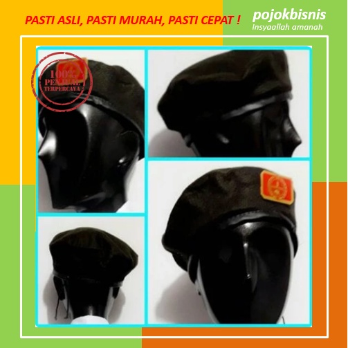 TOPI PRAMUKA SD LAKI LAKI / TOPI BARET PRAMUKA SD