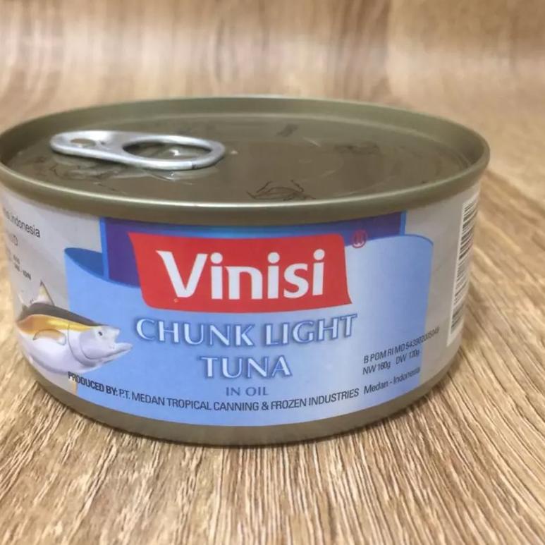 

Discount--VINISI CHUNK LIGHT TUNA 160 GRAM - IKAN TUNA KALENG SEHAT TANPA MSG