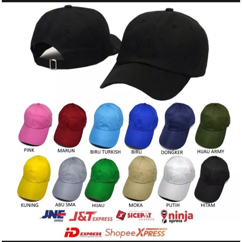 Topi Olahraga Sport Fashion / Gym Golf Basket Voli Baseball Cowok Cewek Pria Wanita Polos Ukuran Dewasa