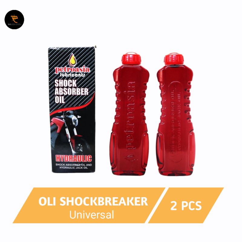 Oli Shock Depan / Oli Shock Jumbo isi 200ml 2 Botol Semua Jenis Motor