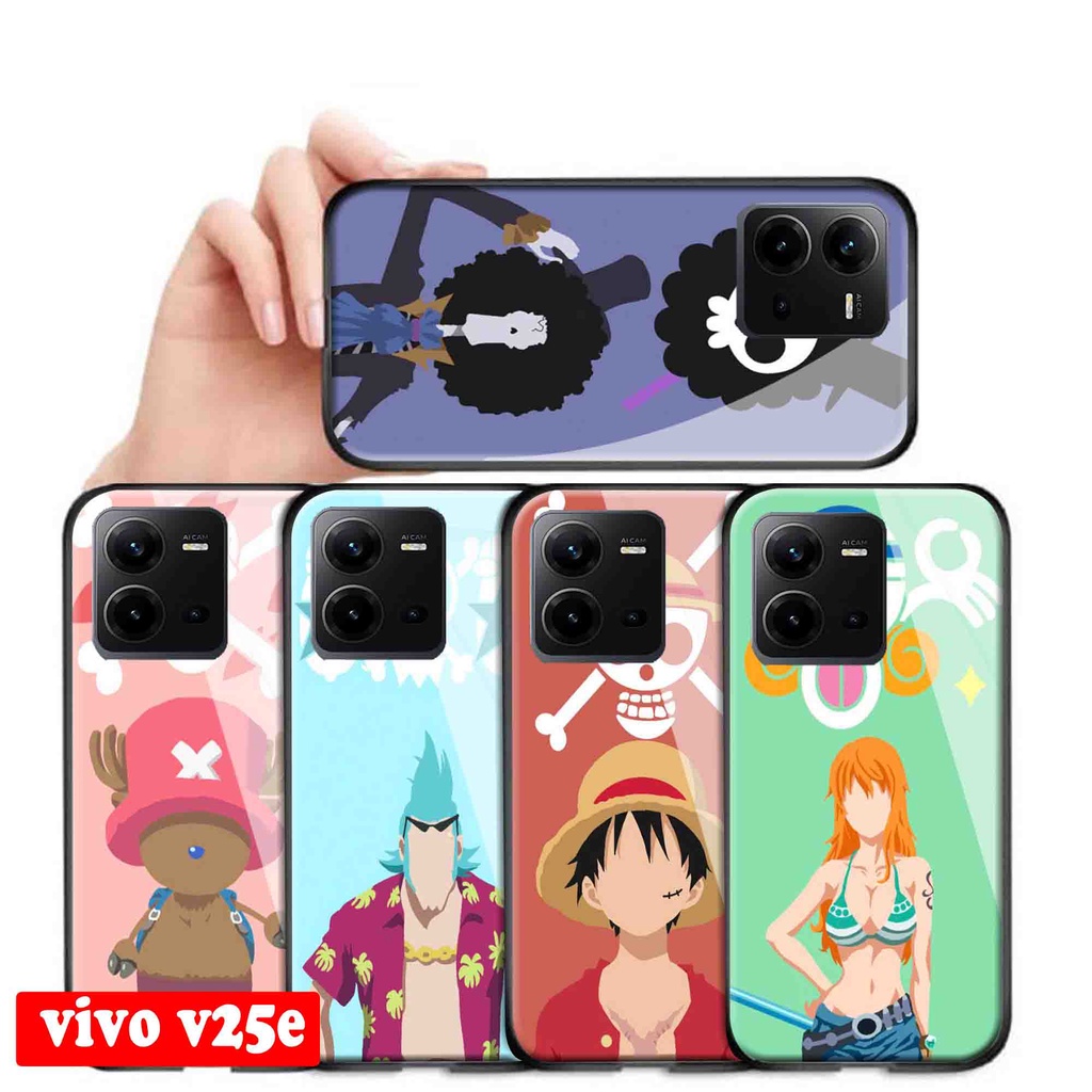 (J22) Softcase Vivo V25e  - Softcase kaca Vivo V25e - Case cantik Vivo V25e - Case Vivo V25e - Case 