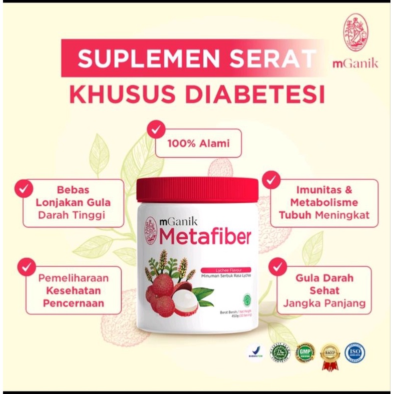 MGANIK METAFIBER RASA LYCHEE