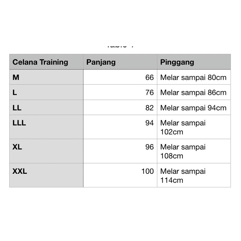 Celana Training Bahan Lembut Kaos