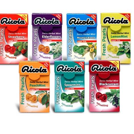 

PROMO HARI INI PERMEN RICOLA SUGAR FREE original herb rasa strawberry / lemon mint / spearmint/blackcurrant/glacier buruan