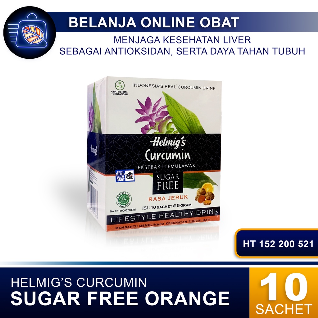 

HELMIG'S CURCUMIN ORANGE SUGAR FREE // Minuman Kesehatan