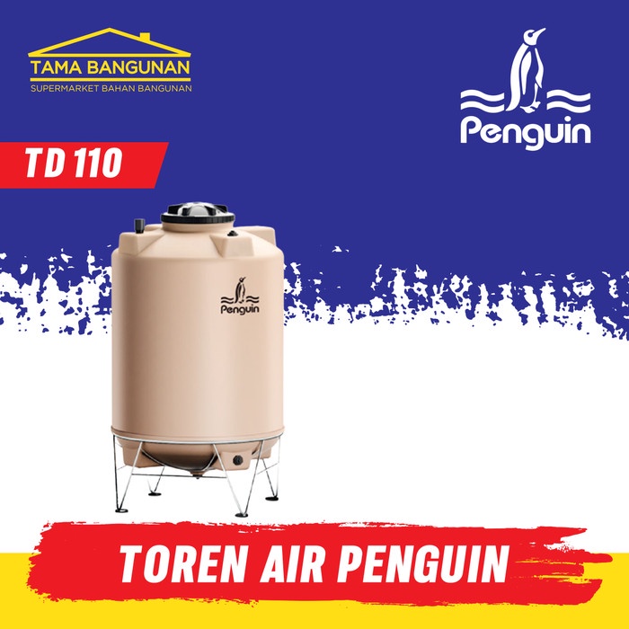 Toren Air Toren / Tanson / Tangki Air Pinguin Total Drain 1050 Liter - Td 110