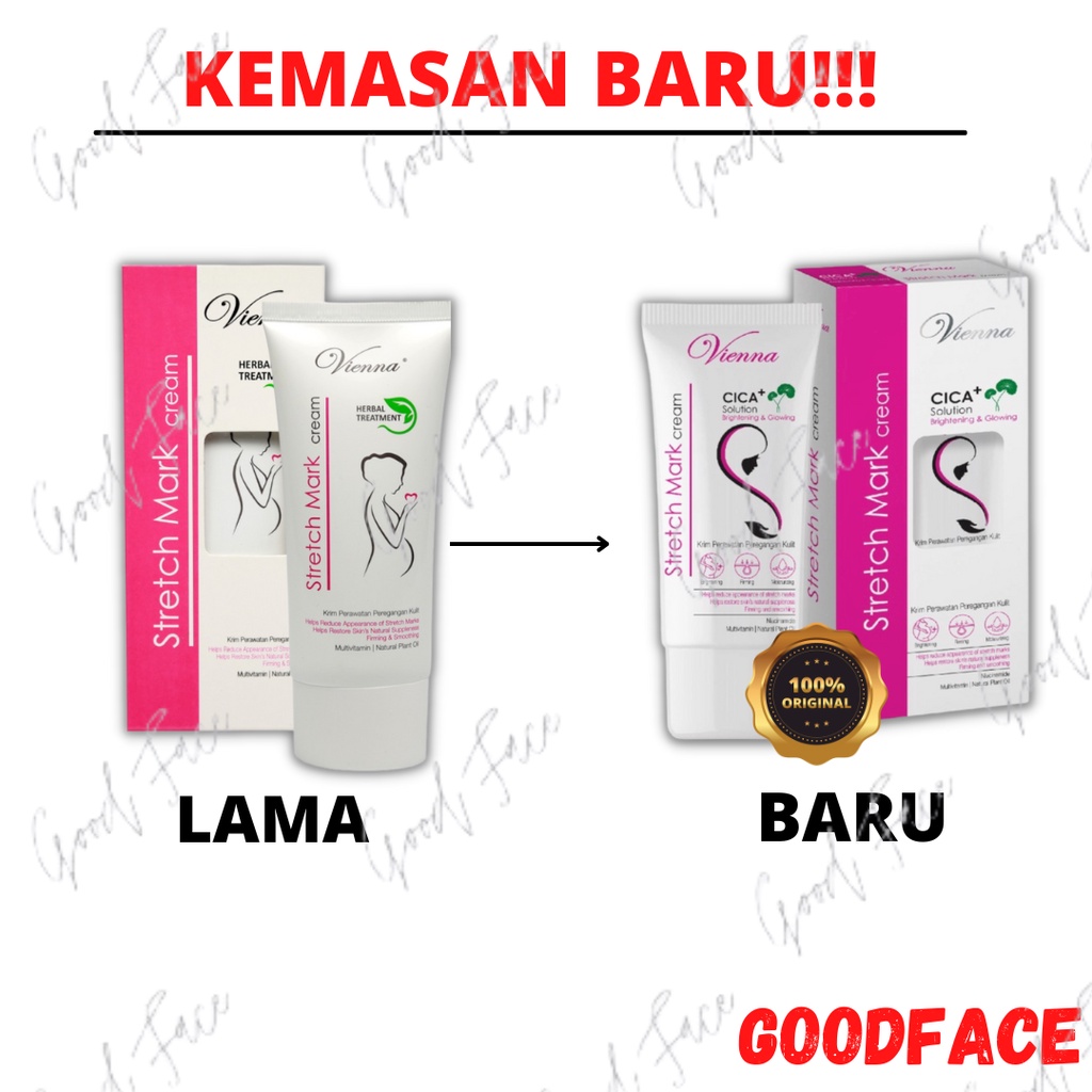 VIENNA CREAM STRETCH MARK ORIGINAL BPOM PENGHILANG STRECHMARK KRIM STRECHMARK IBU HAMIL PENGHILANG BEKAS LUKA PERAWATAN TUBUH