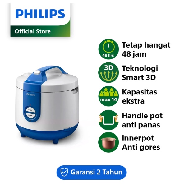 MAGIC COM PHILIPS HD-3119/ MAGIC COM PHILIPS 2 LITER MURAH/ PENANAK NASI PHILIPS