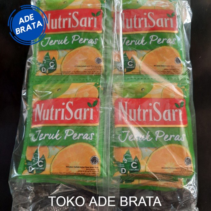 

nutrisari jeruk peras 1 pak isi 40 sachet