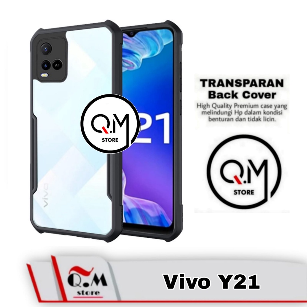 Case Vivo Y21 Airbag Shockproof Transparent