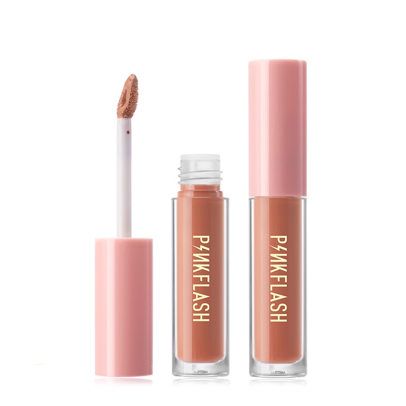 PINKFLASH Matte Lipstik Lembut Tahan Lama Pelembab Pigmentasi Tinggi O01 1 Piece Pigmentasi Tinggi