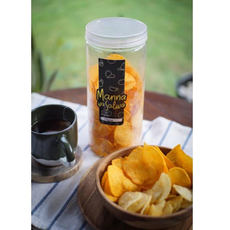 

#sale Manna Wa Salwa keripik kentang toples 150gr 866