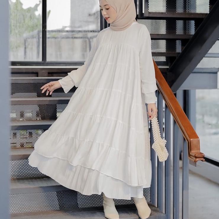 Murah Banget Atasan tunik Cempaka Full Ruffle