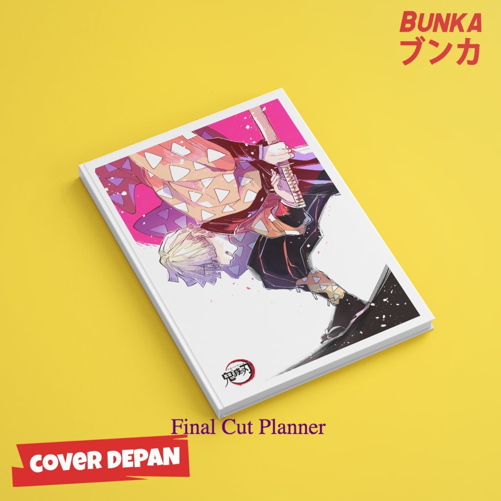 

Notebook Anime Kimetsu no Yaiba Zenitsu F Hardcover A5 Buku Tulis Catatan Note Agenda Planner Jurnal .