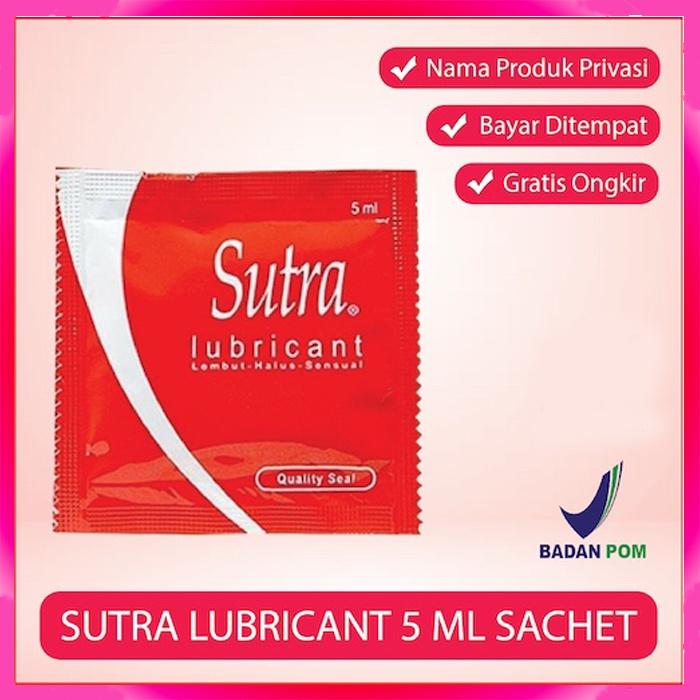 ✅ Privasi Terjamin 100% Lubricant Sutra Gel Minyak Pelumas Miss V  Sutra Hubungan Intim Seks Vagina Sachet