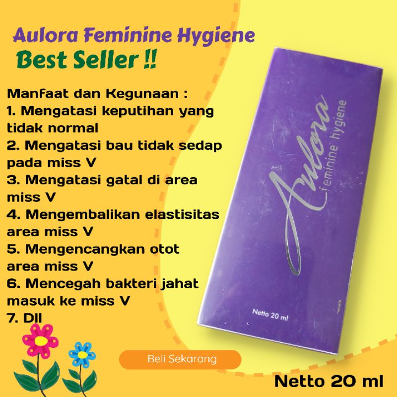 Aulora Feminine Hygiene AFH Pembersih Kewanitaan - Keputihan 1 Botol 20 ml