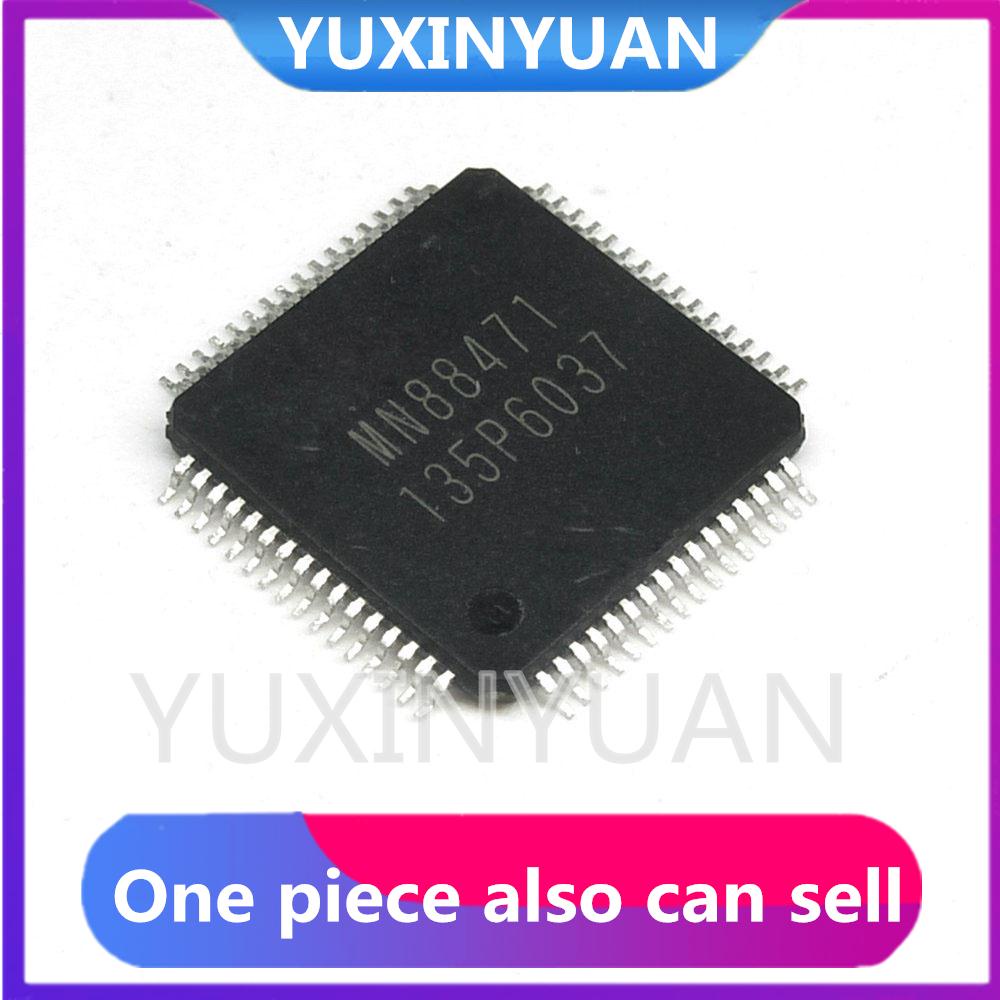 1pcs MN88471 QFP64 IC LCD CHIP YUXINYUAN Dalam Stok 新Pjg