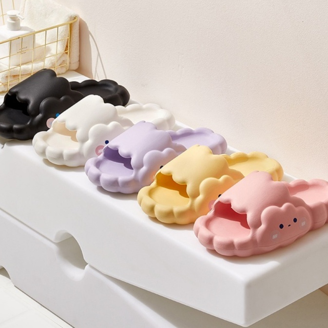 Sandal Slop Anak Perempuan Awan Jelly Cloud Terbaru 2025 Sendal Selop Anak Hingga Dewasa Selop Anti Slip Ringan Kekinian