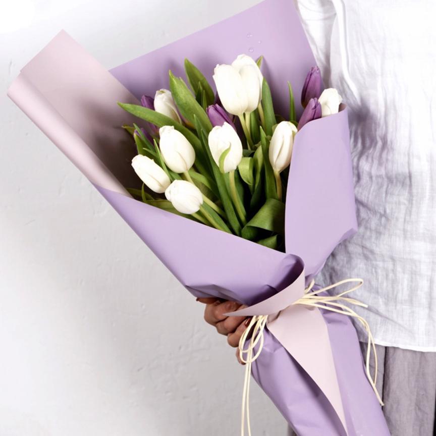 

Terbaik 20 LEMBAR Flower Wrapping Paper Dua Warna Bi Color Kertas Buket Bunga Florist Cellophane 옷
