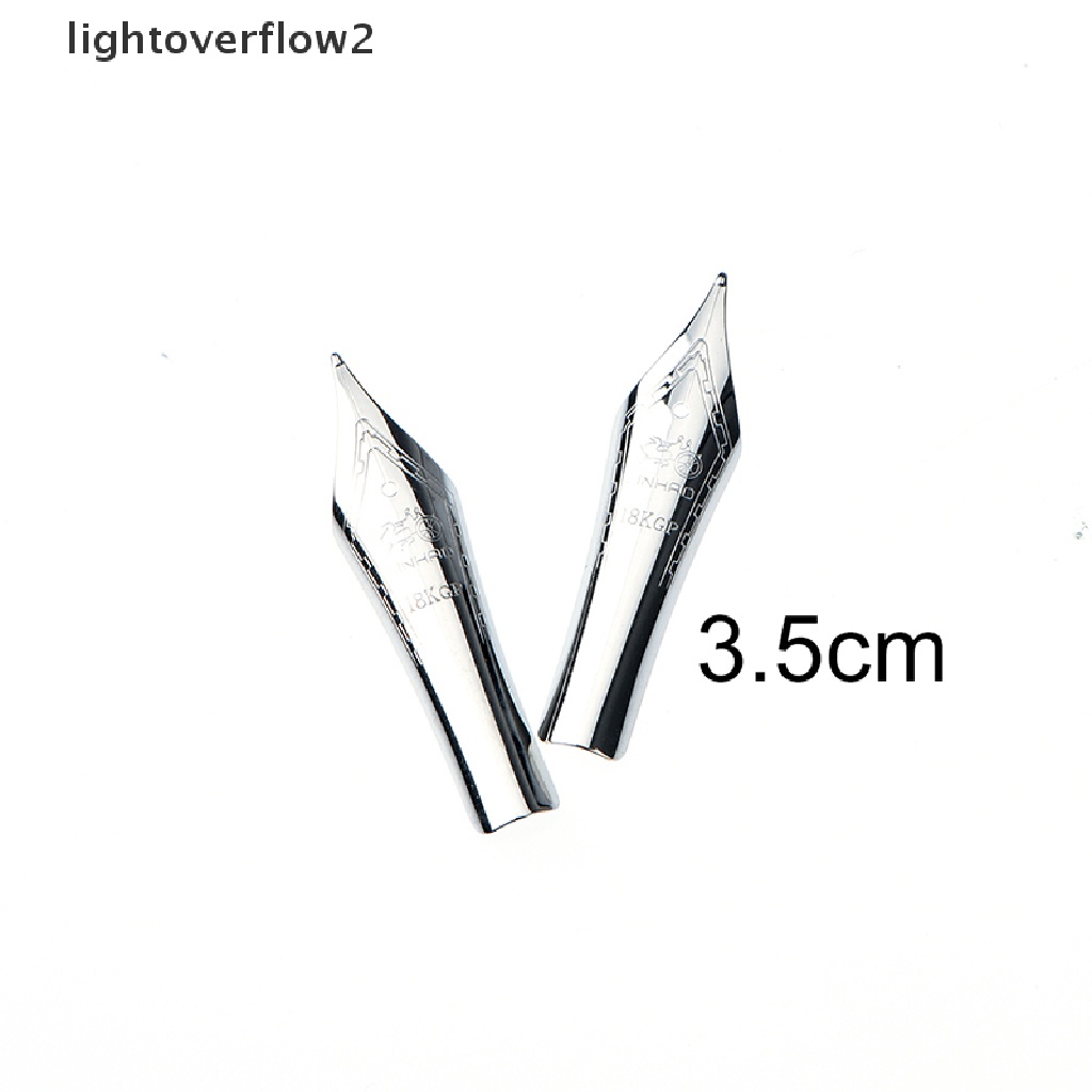 (lightoverflow2) 1pc x750 159 Pena fountain silver 0.5mm Untuk jinhao (ID)