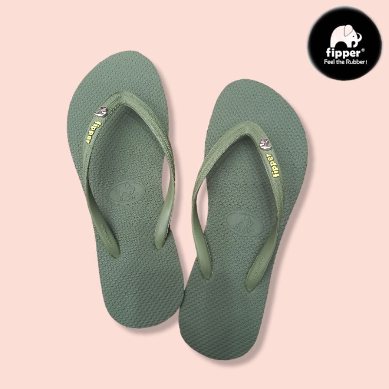 Fipper Glitter Green Army/Green Lime