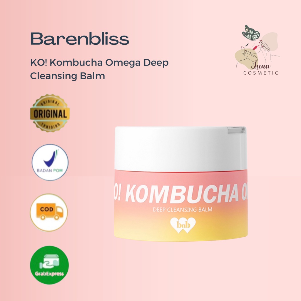 BNB Barenbliss KO! Kombucha Omega Deep Cleansing Balm - Oil Cleanser Pembersih Make Up Waterproof