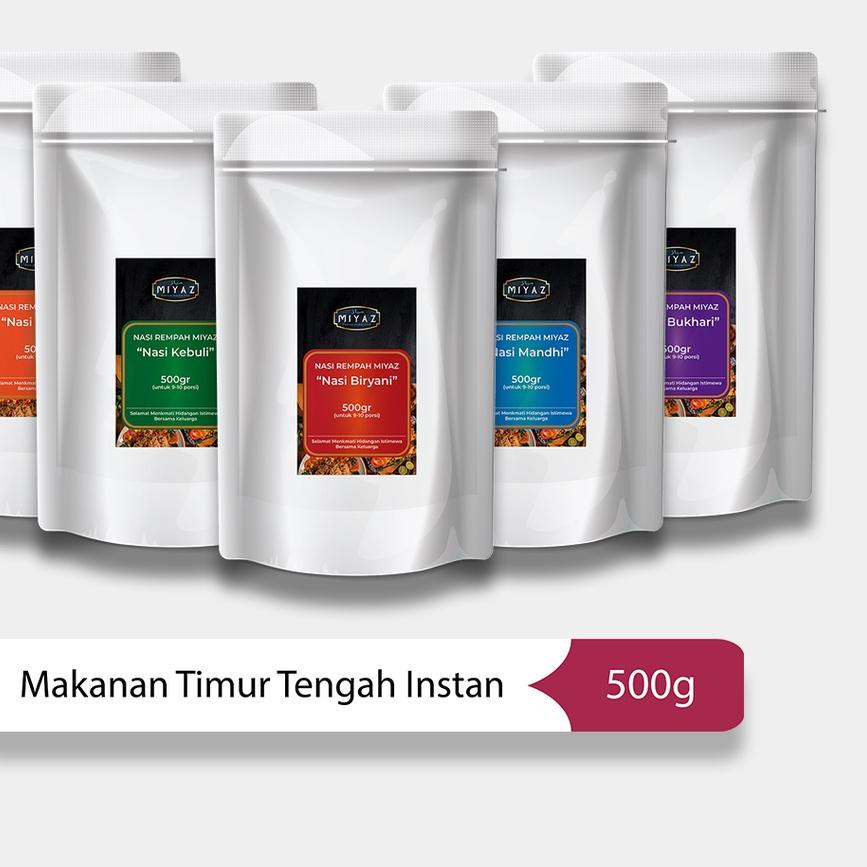 

BAYAR DITEMPAT✔️MIYAZ Nasi Rempah Makanan Khas Timur Tengah [500gr]|SQ5
