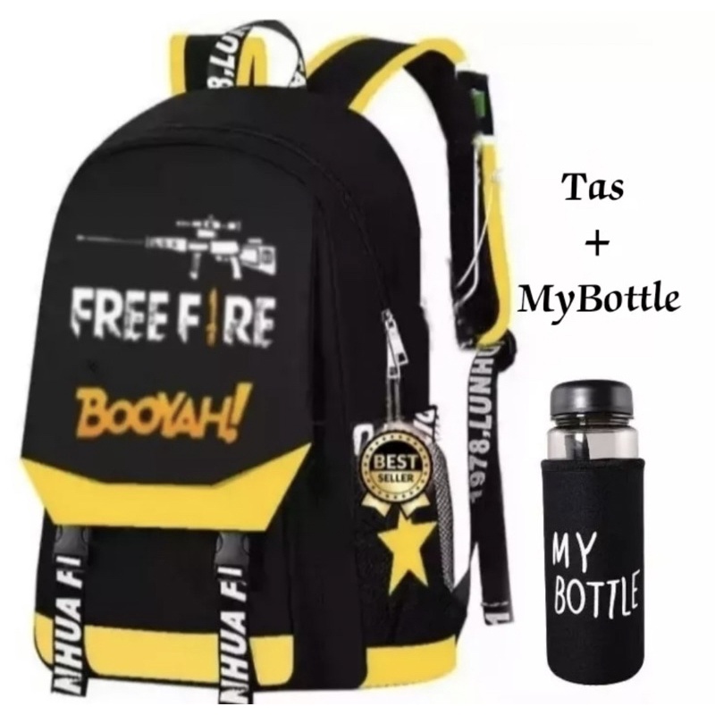 tas ransel anak free fire booyah gratis my botole kaca