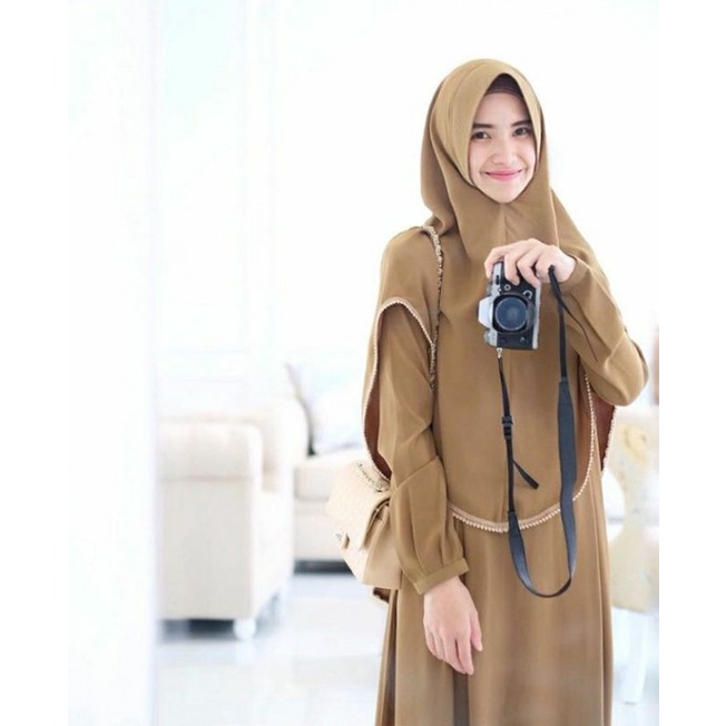Sabrina Dress & Sabhira Khimar Atelier Angelina