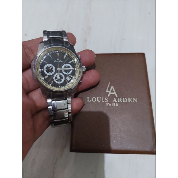 jam tangan original  louis Arden fullset preloved bekas second