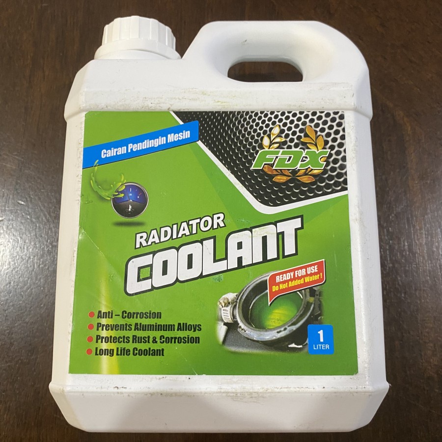FDX COOLANT RADIATOR CAIRAN PENDINGIN MESIN 1 LITER ANTI KARAT KOROSI 1L MTOR MOTOR BARU