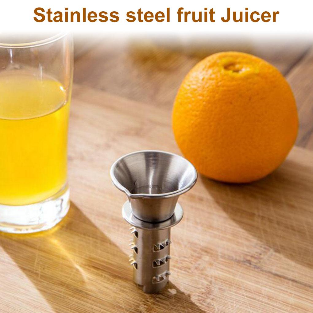 Juice Squeezer Manual Stainless Juicer Buah Alat Press Pembuat Jeruk Lemon Rumah Tangga T