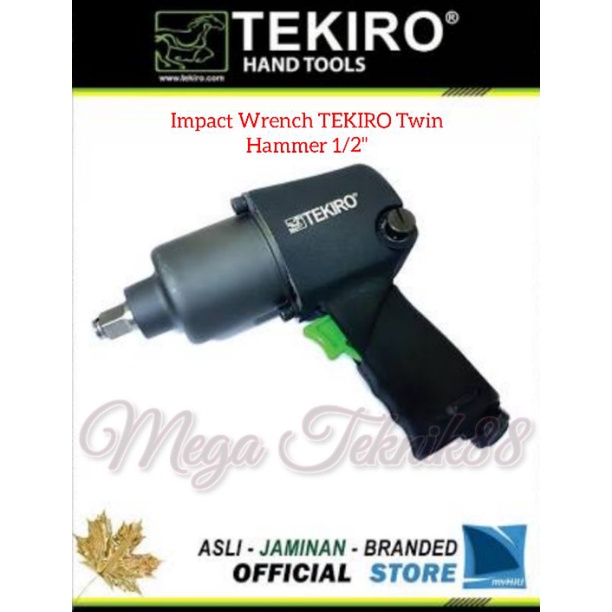 TEKIRO AIR IMPACT WRENCH 1/2 INCH TWIN HAMMER / ALAT BUKA BAUT BOR IMPACT TEKIRO