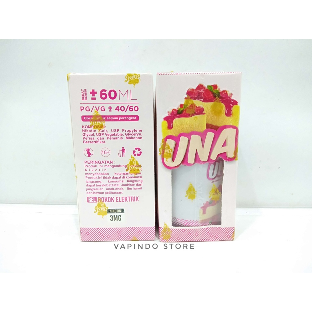 UNA STRAWBERRY CHEESECAKE 60ML 3MG BY IDJ X VAPEBOSS LIQUID VAPE