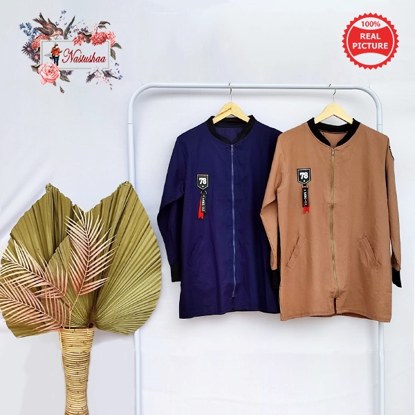 Jaket Wanita Trendy Luaran Terbaru Outer Wanita Gaya Kekinian Atasan Cewek Korean Fashion Style