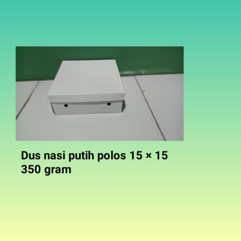 

Dos Nasi 15 × 15 Putih Polos