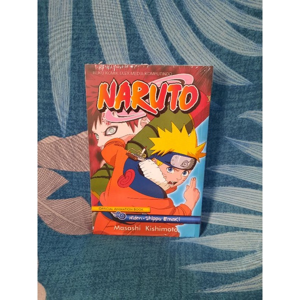 SEGEL Komik Naruto Official Animation Book Hiden Shippu Emaki