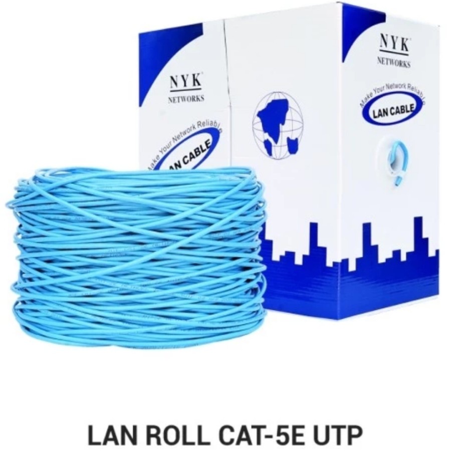 Kabel LAN internet UTP Cat 5/Cat5E 1 Roll 305 Meter
