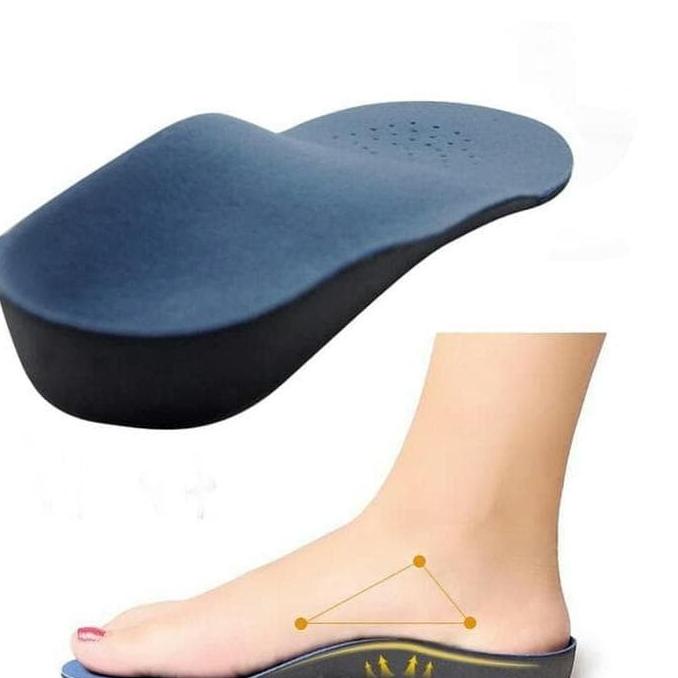 [BAYAR DI TEMPAT] 1 Pasang EVA Medial Arch Support Insole Untuk Kaki Flat Foot Orthopedic / Kaki Lepek - Comfort Cushion Insole