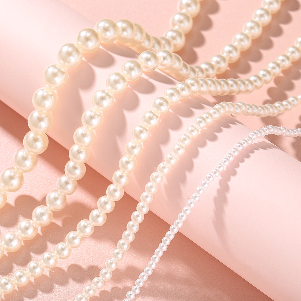 ✅COD [BBS] Kalung Choker Rantai Klavikula Hias Mutiara Untuk Aksesoris Perhiasan